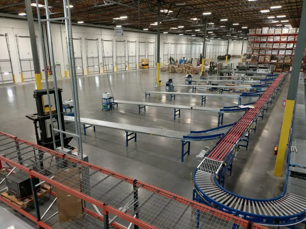 Automated sortation installed by PWD in the KGP Fort Worth warehouse
